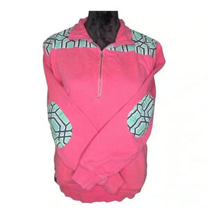 5 FOR $20 Simply Southern Pink Half Zip Shirt Size Small